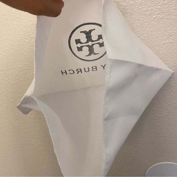 Tory Burch white dust bag for purse clutch 13.5x9.5” - Picture 7 of 8